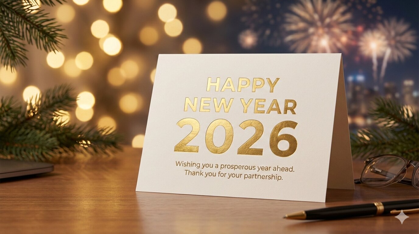 Pozdrowienia 2026 Nasza noworoczna aranżacja świąt.