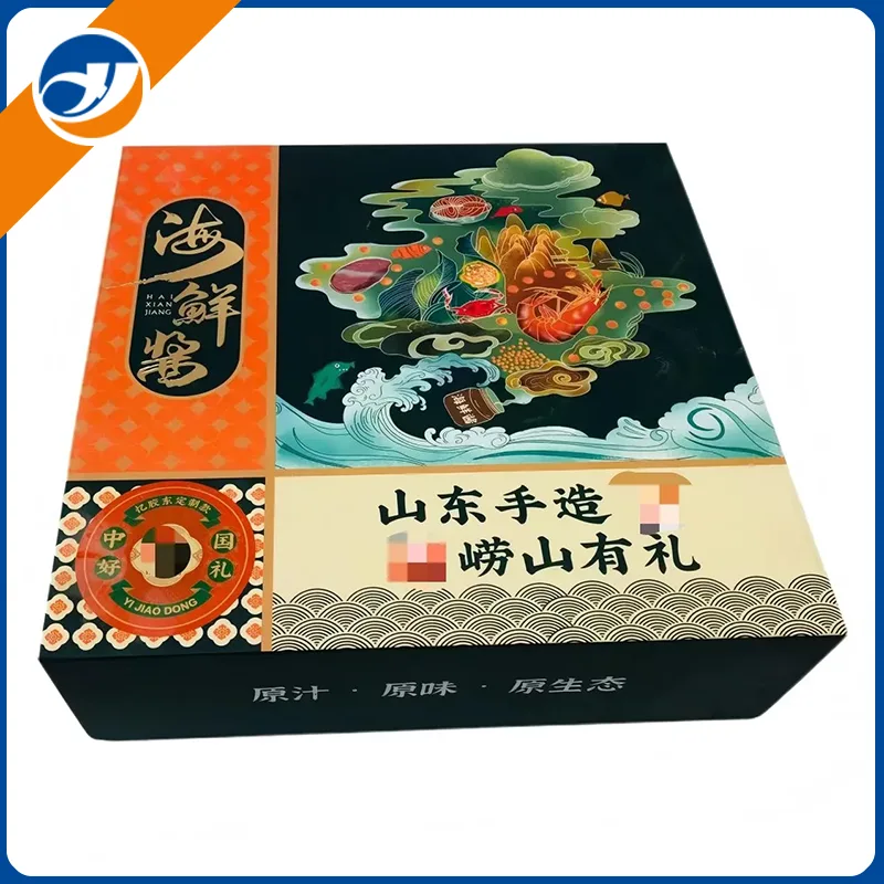 Składane magnetyczne pudełko do pakowania sosów