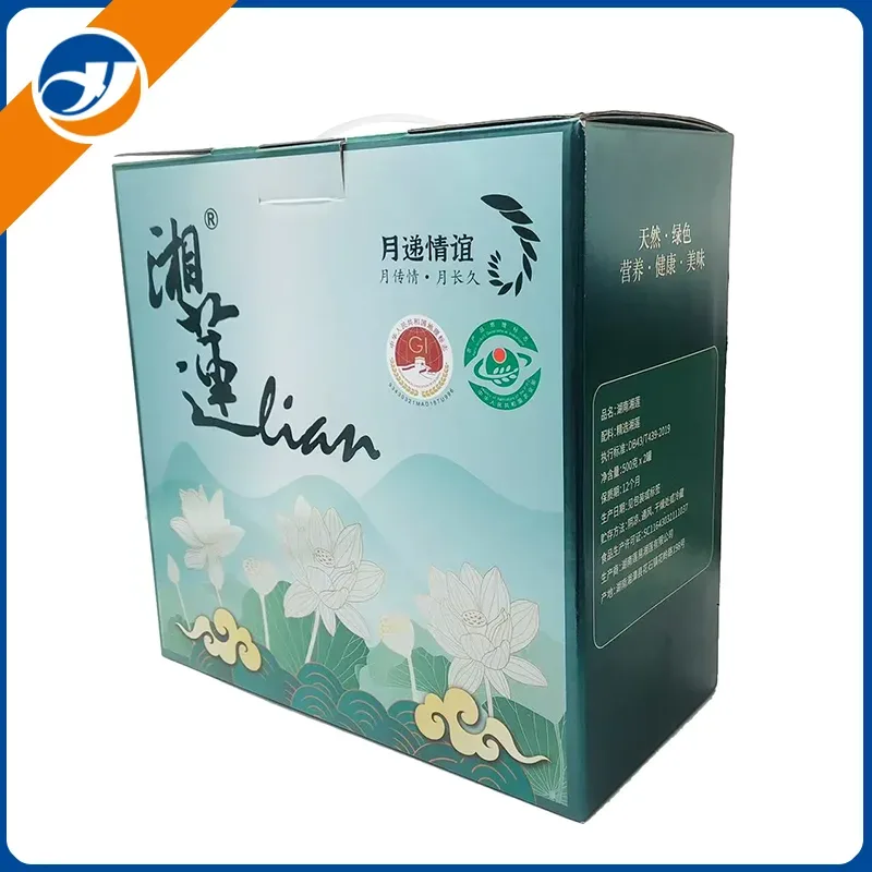 Podręczne pudełko upominkowe z tektury falistej