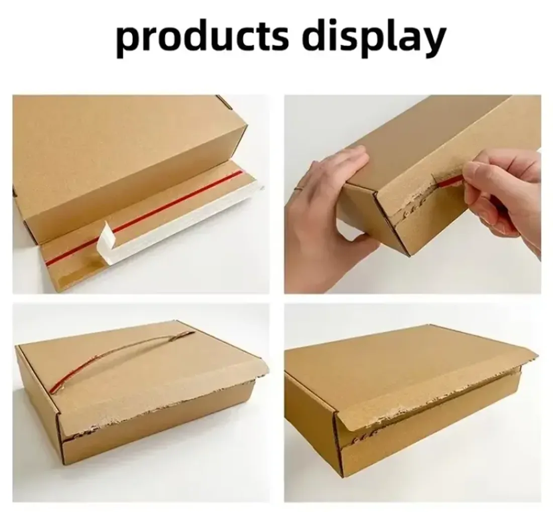tear strip corrugated box in china