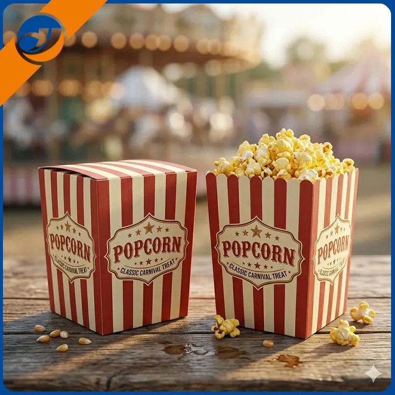 Pudełko papierowe na popcorn